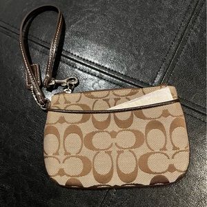 Classic Coach Wristlet